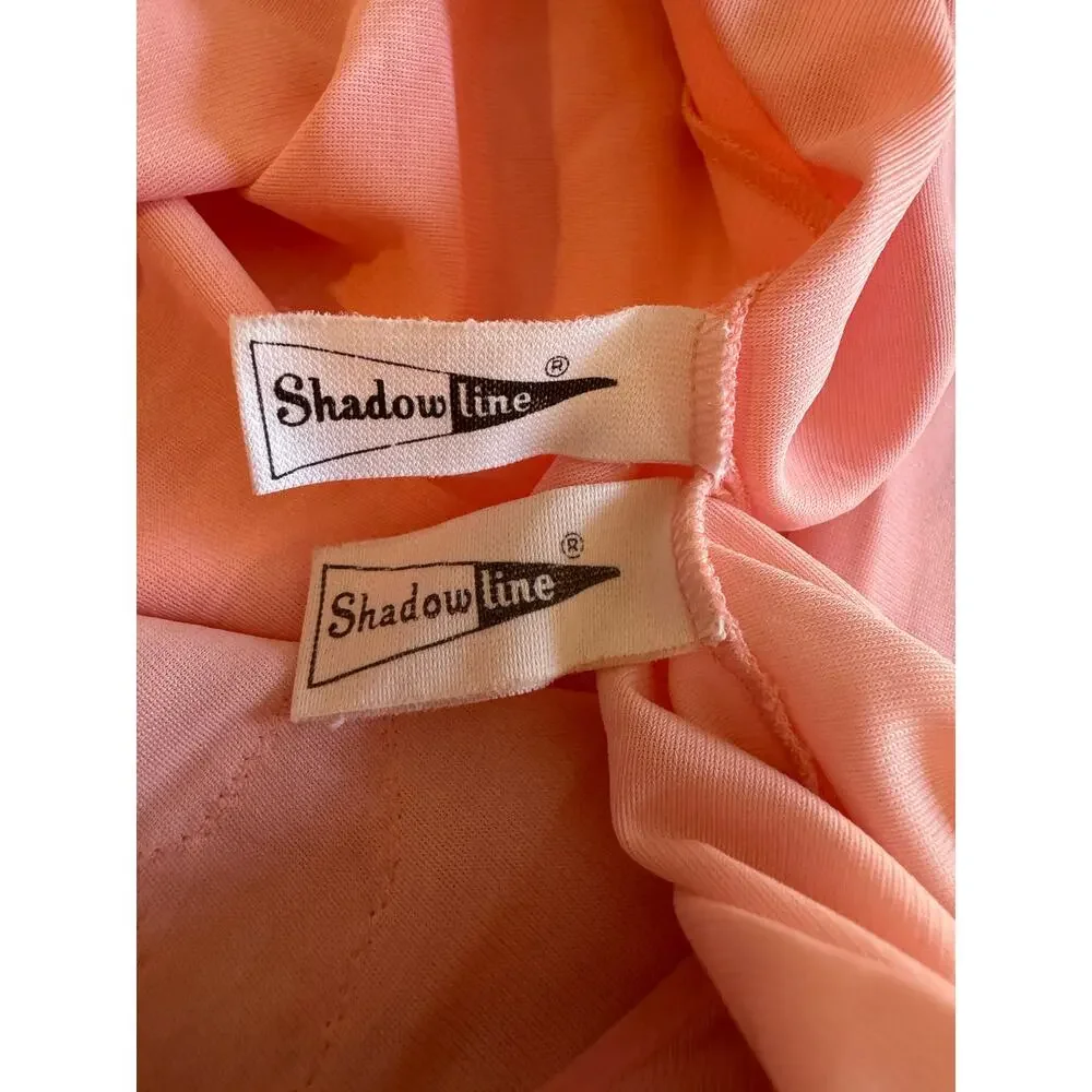 Shadowline Vintage Nightgown & Robe Set Women's Petite Small Embroidered Lace - Picture 9 of 10